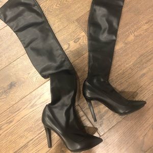 Stella McCartney Vegan Leather Thigh High Boots
